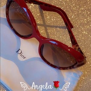 ❤️DIOR SUNGLASSES Panther red Sunglasses